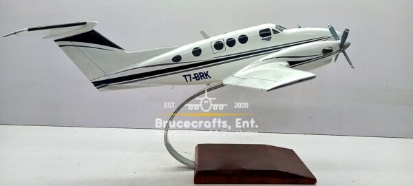 Model of Beechcraft King Air F90 with detailed craftsmanship.